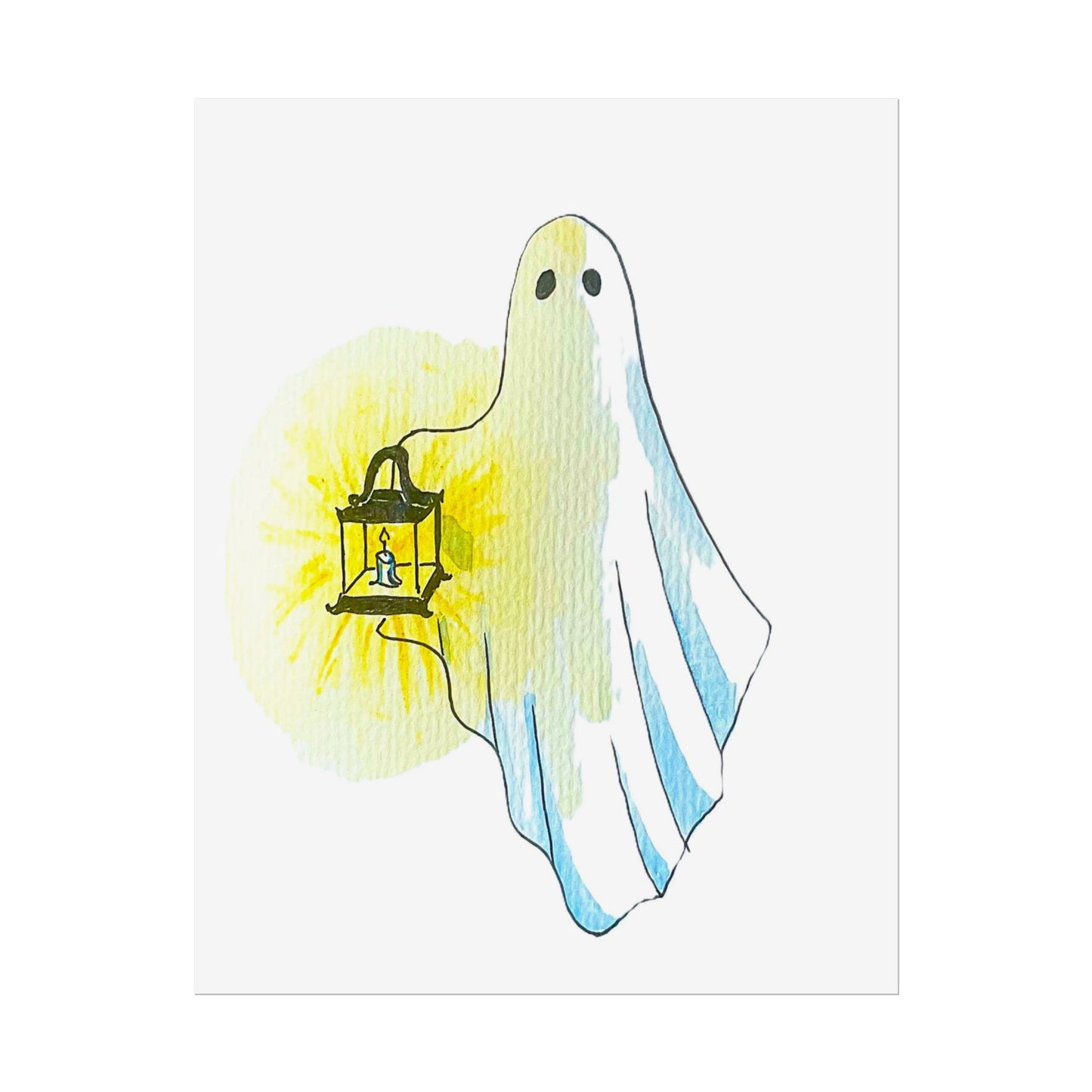 Rolled Posters - colored ghost