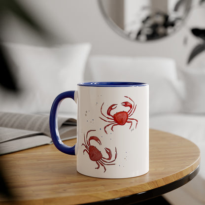 Accent Mugs, 11oz - Crab