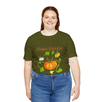 Unisex Jersey Short Sleeve Tee - Pumpkin patch Girl