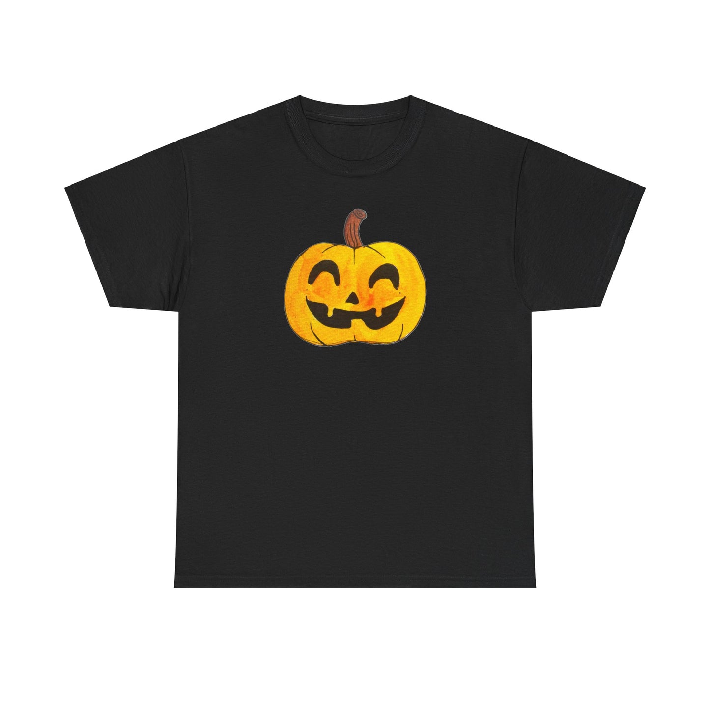 Unisex Heavy Cotton Tee - Pumpkin smile