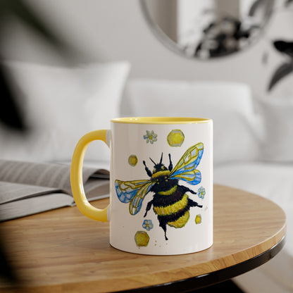 Accent Mugs, 11oz - Bee