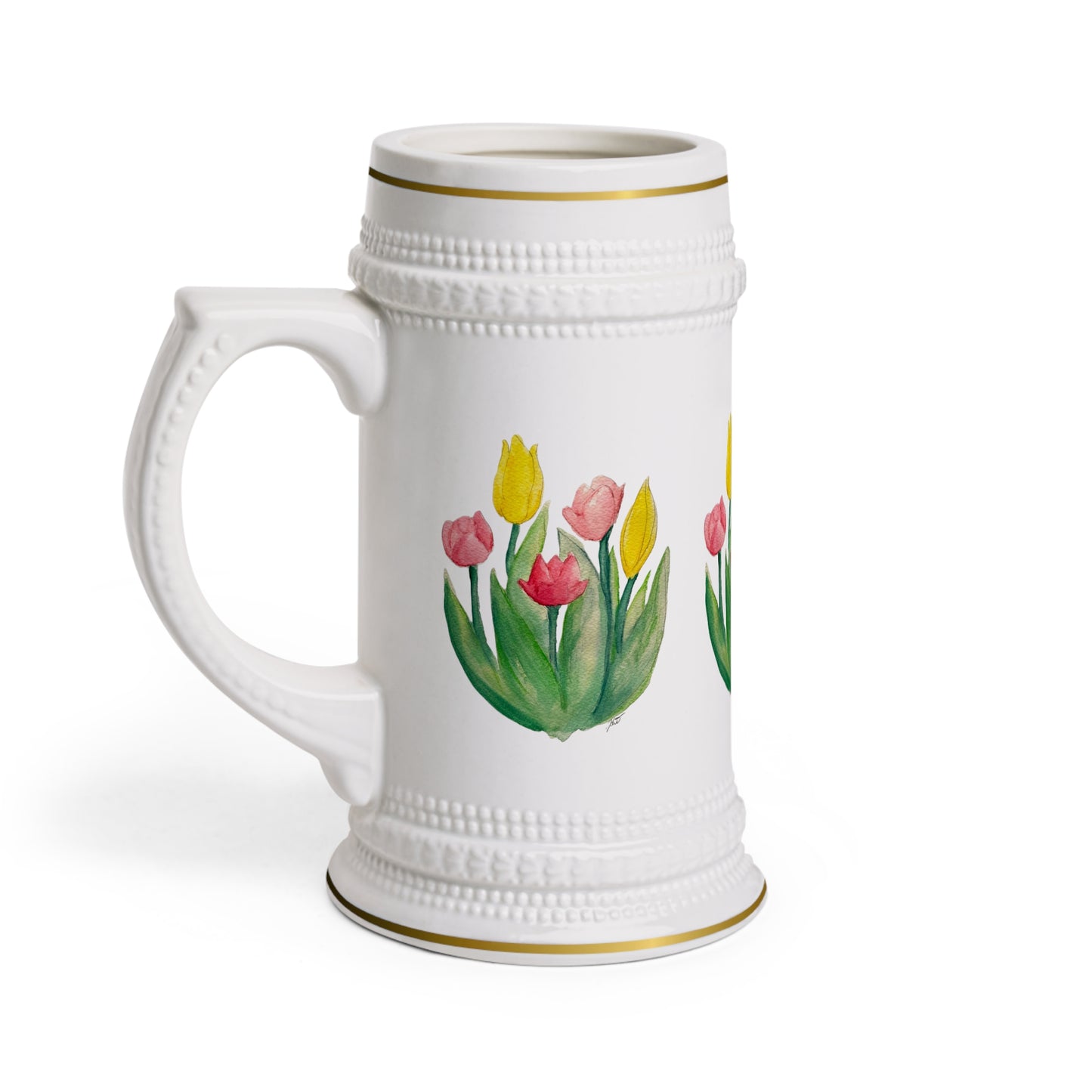 Stein Mug - Tulips