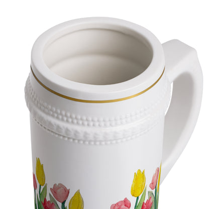 Stein Mug - Tulips