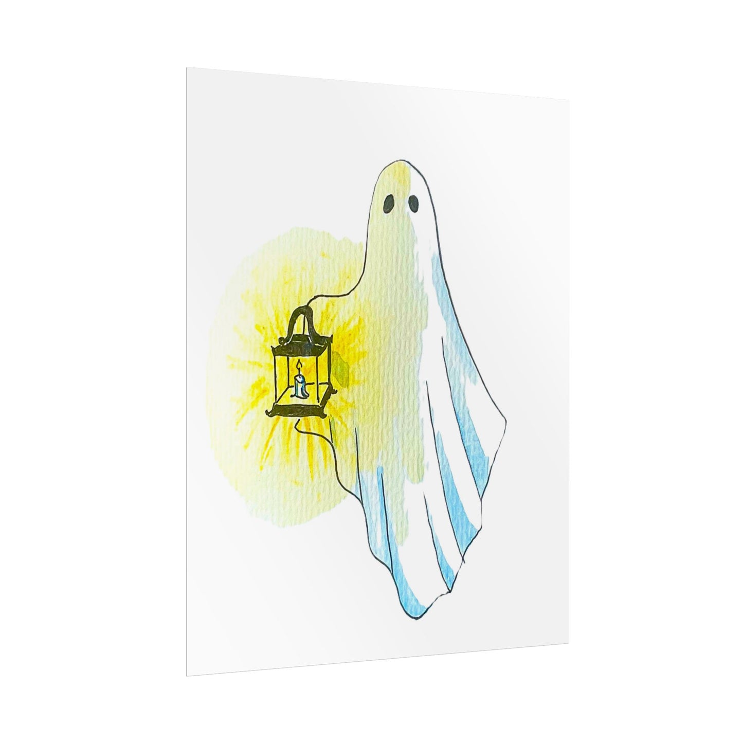 Rolled Posters - colored ghost