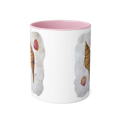 Accent Mugs, 11oz - Sea Shell