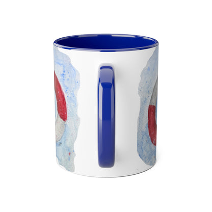 Accent Mugs, 11oz - life buoy