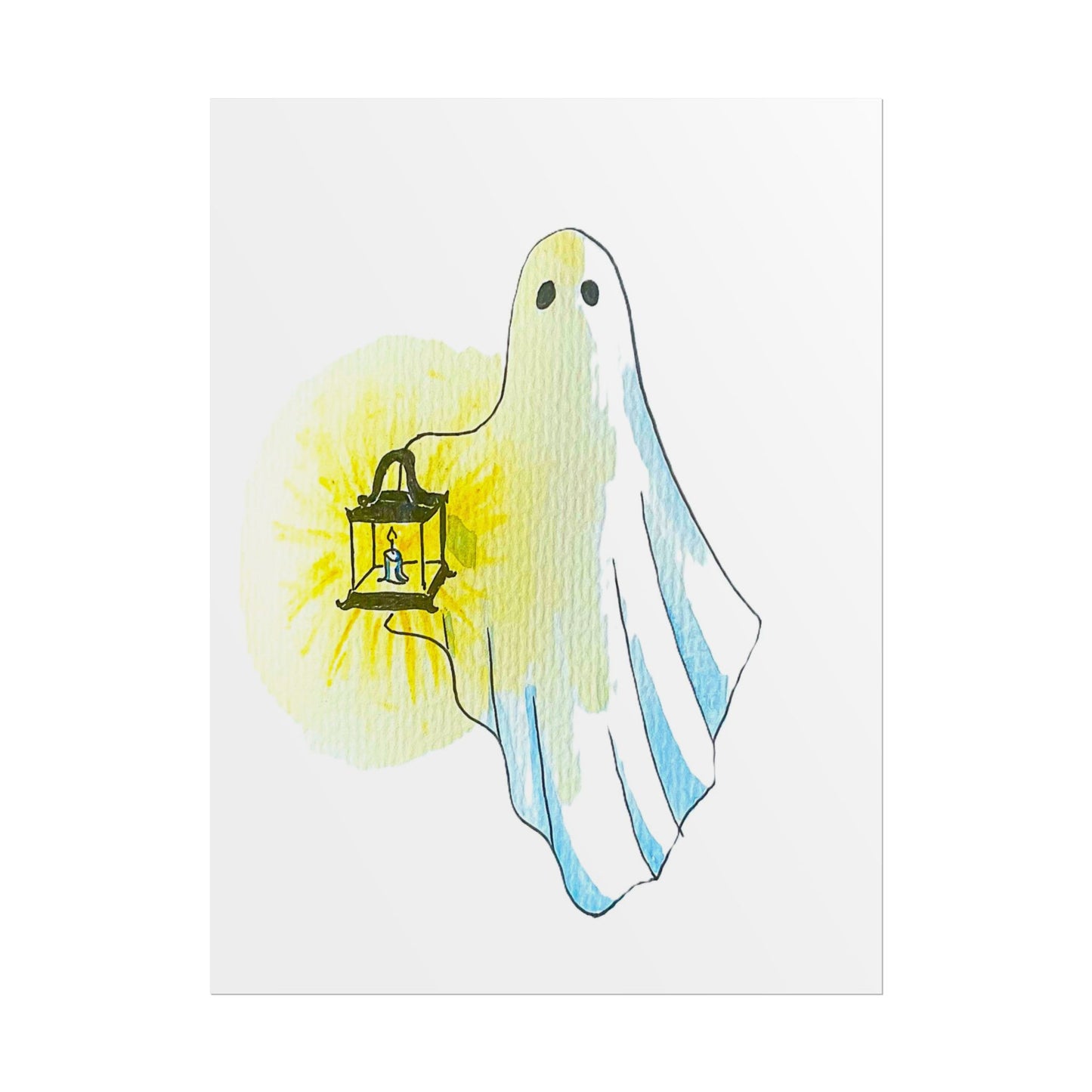 Rolled Posters - colored ghost