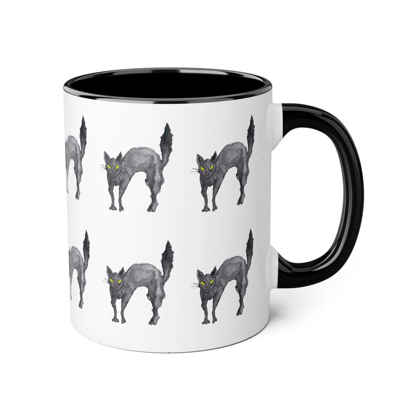 Accent Mugs, 11oz - Scared cat