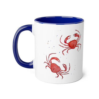 Accent Mugs, 11oz - Crab