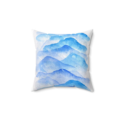 Spun Polyester Square Pillow - Coastal accent