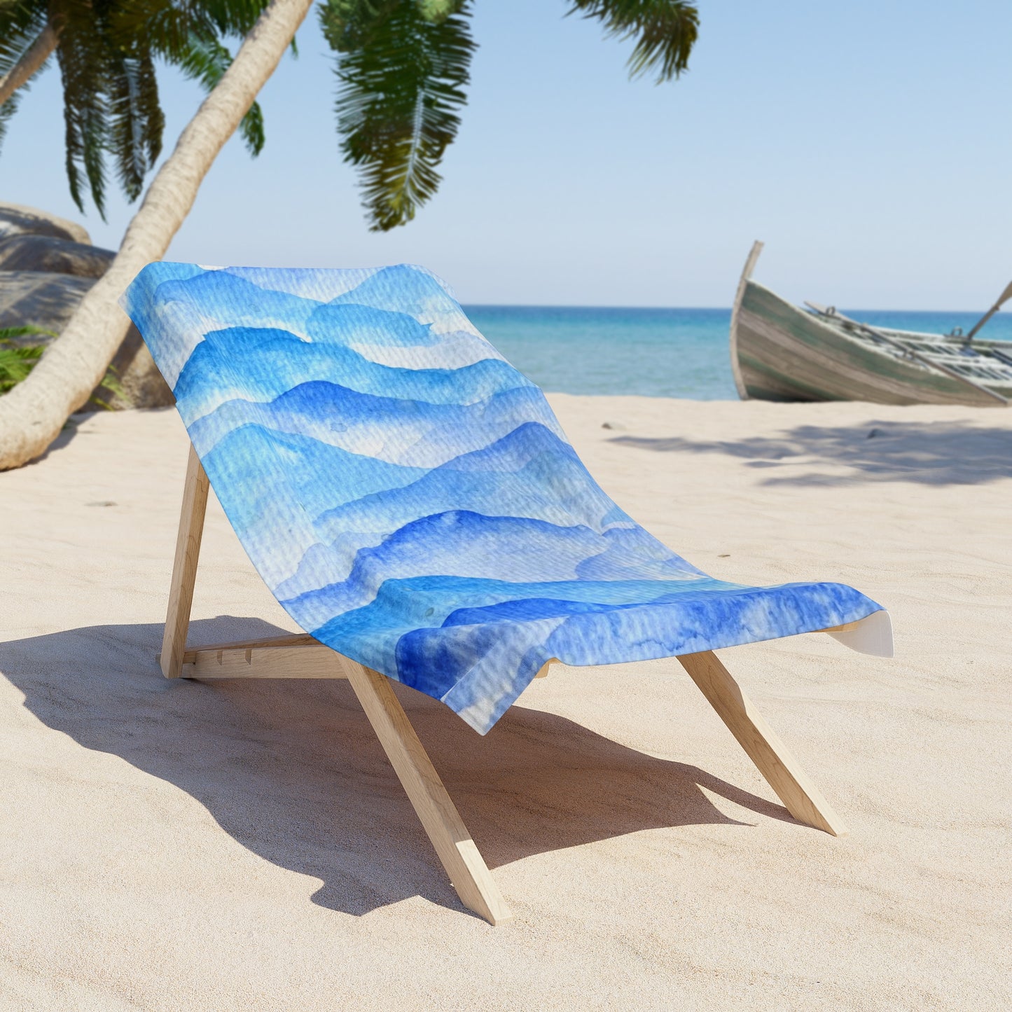 Beach Towel - blue coastal