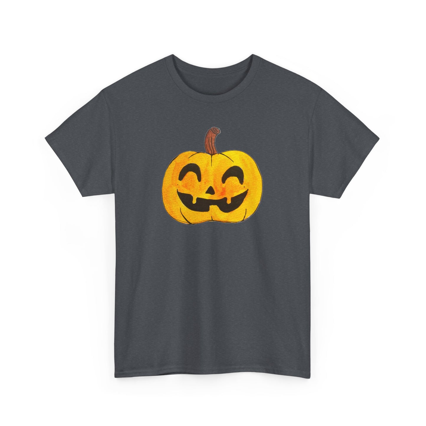 Unisex Heavy Cotton Tee - Pumpkin smile