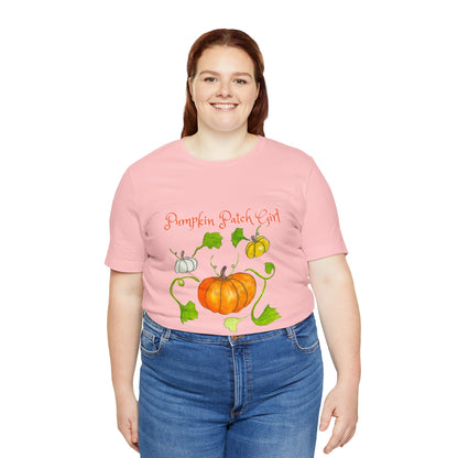 Unisex Jersey Short Sleeve Tee - Pumpkin patch Girl