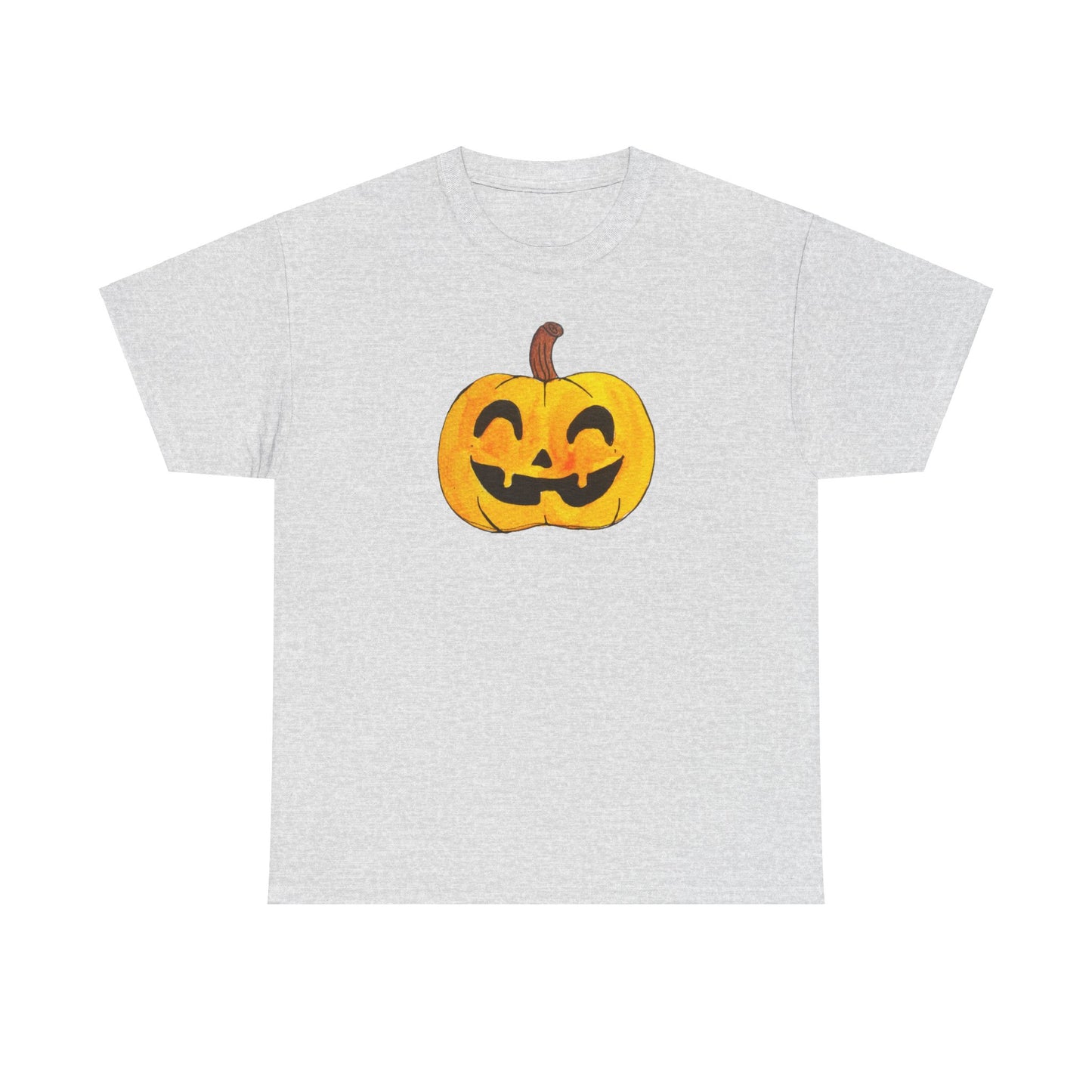 Unisex Heavy Cotton Tee - Pumpkin smile