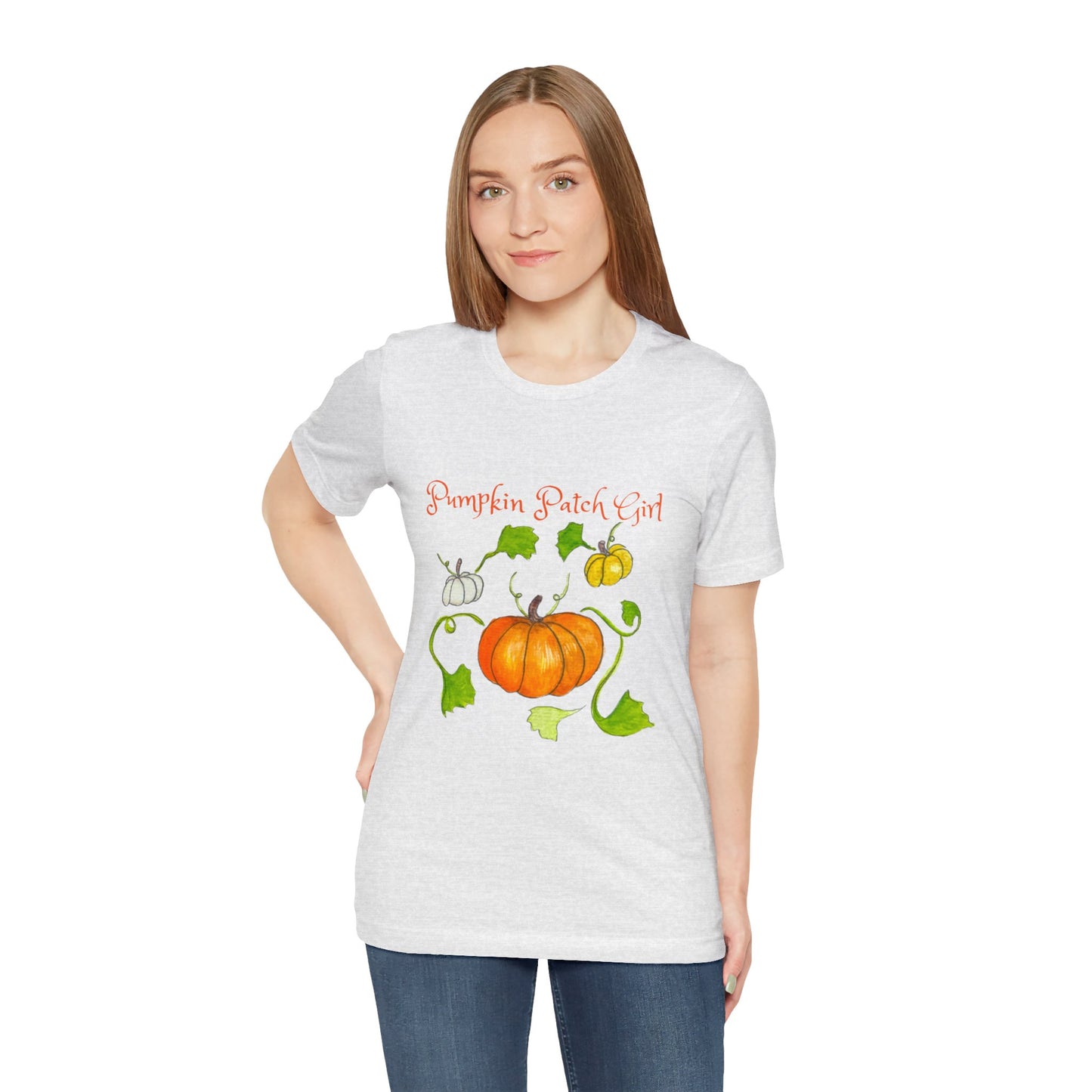 Unisex Jersey Short Sleeve Tee - Pumpkin patch Girl