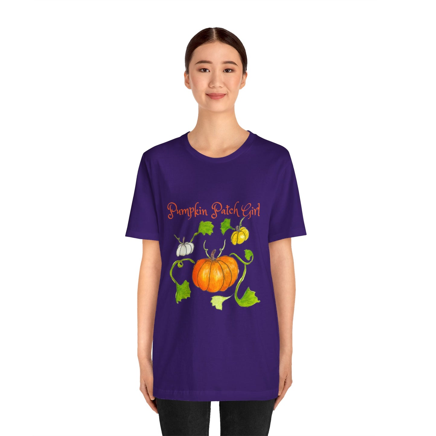 Unisex Jersey Short Sleeve Tee - Pumpkin patch Girl