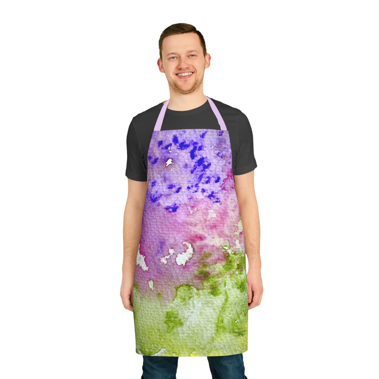 Apron, 5-Color Straps (AOP) - Accent Mushroom Toad