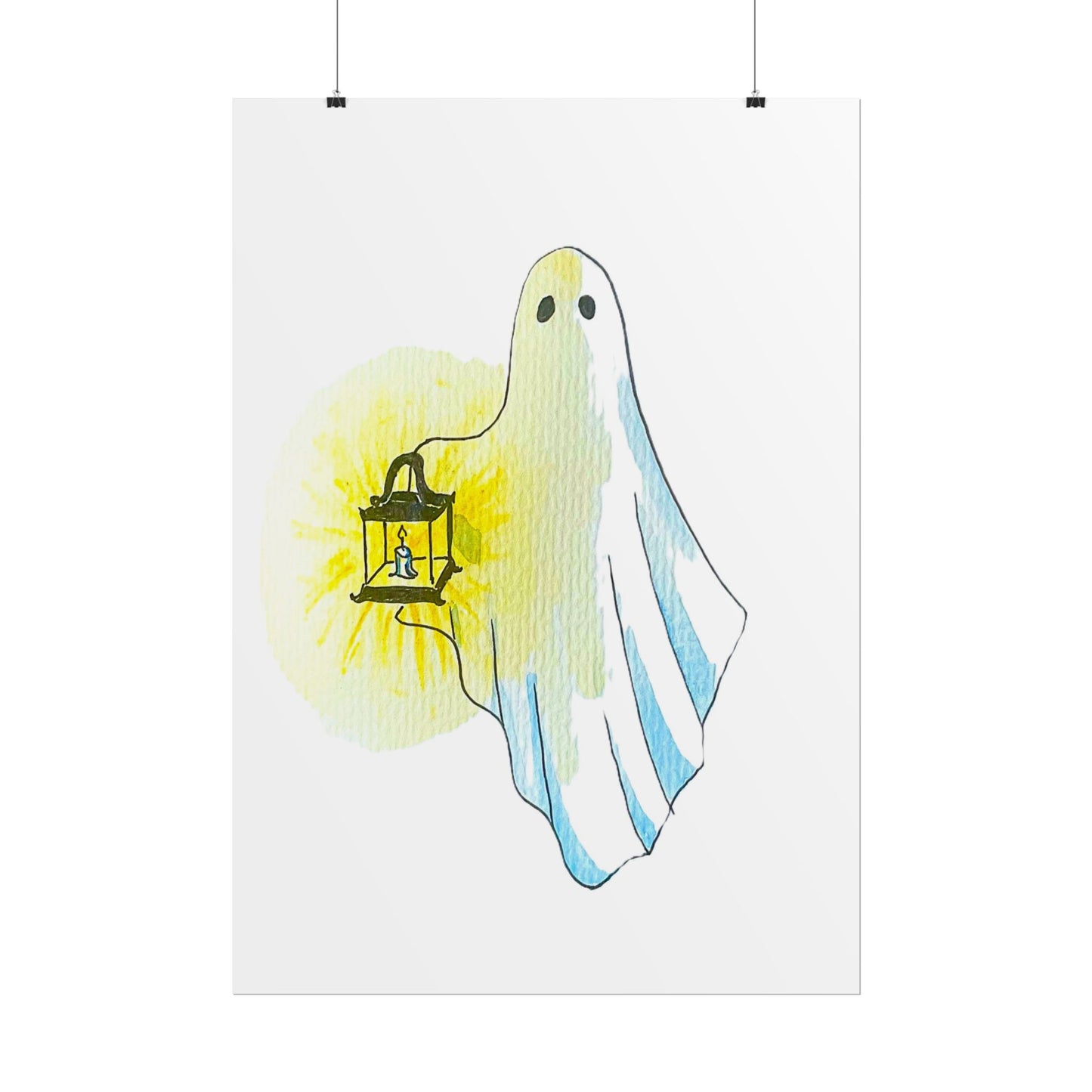 Rolled Posters - colored ghost