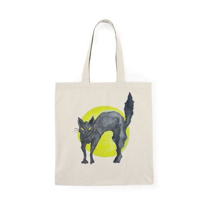 Natural Tote Bag - Cat