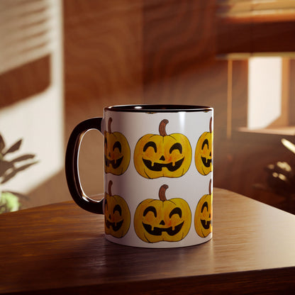 Accent Mugs, 11oz - pumpkin smile