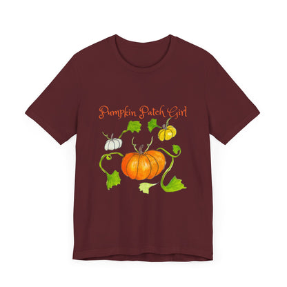 Unisex Jersey Short Sleeve Tee - Pumpkin patch Girl