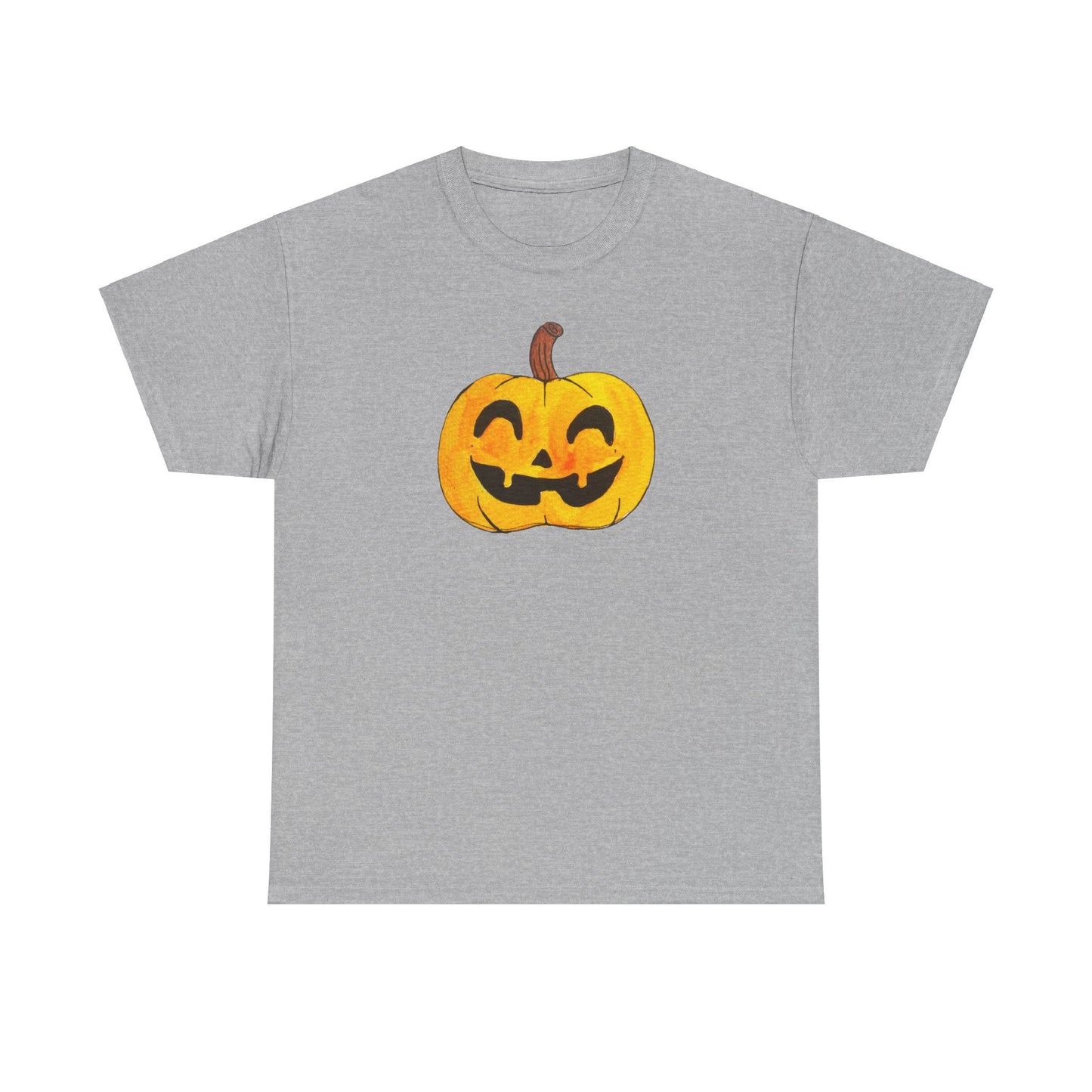 Unisex Heavy Cotton Tee - Pumpkin smile