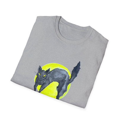 Unisex Softstyle T-Shirt - Cat moon