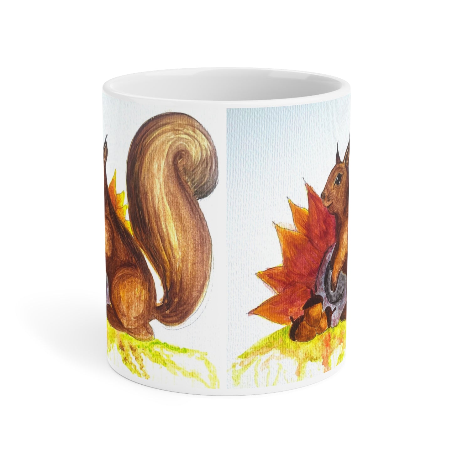 Ceramic Mugs (11oz\15oz\20oz)- squirrel