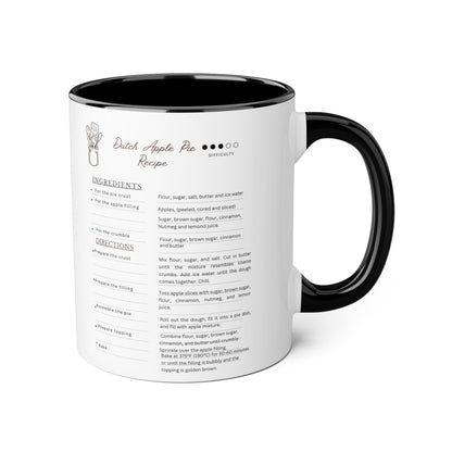 Accent Mugs, 11oz - Apple pie recipe