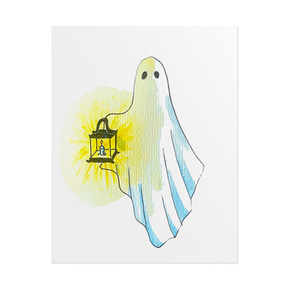 Rolled Posters - colored ghost