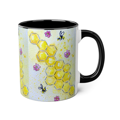 Accent Mugs, 11oz - Bees