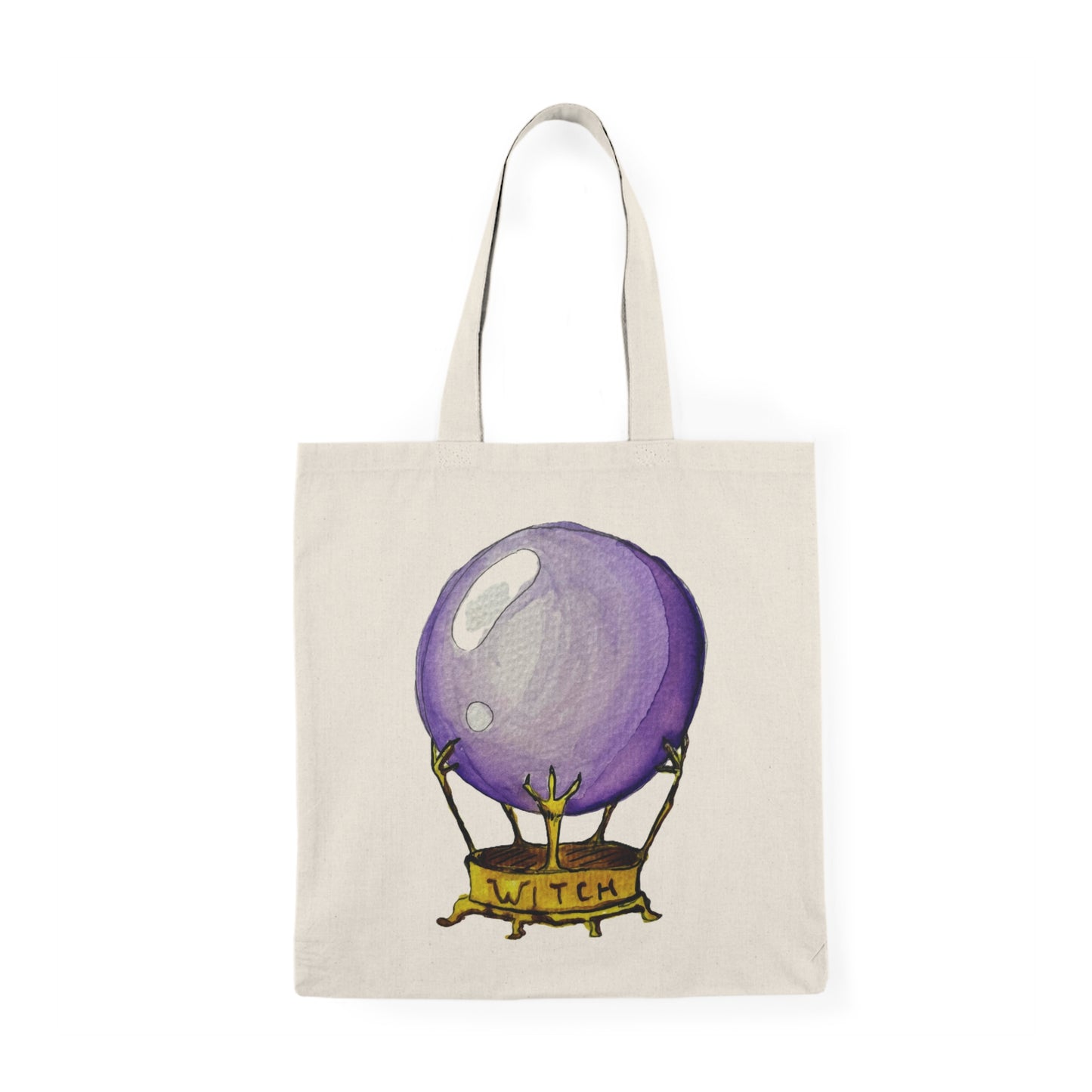 Natural Tote Bag - Crystal ball