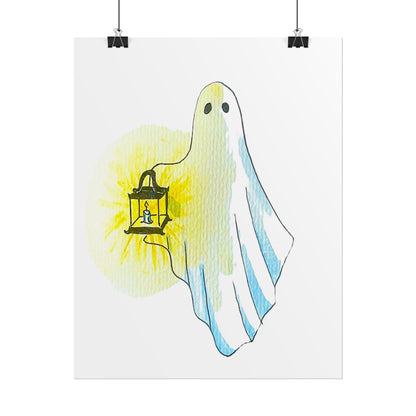 Rolled Posters - colored ghost