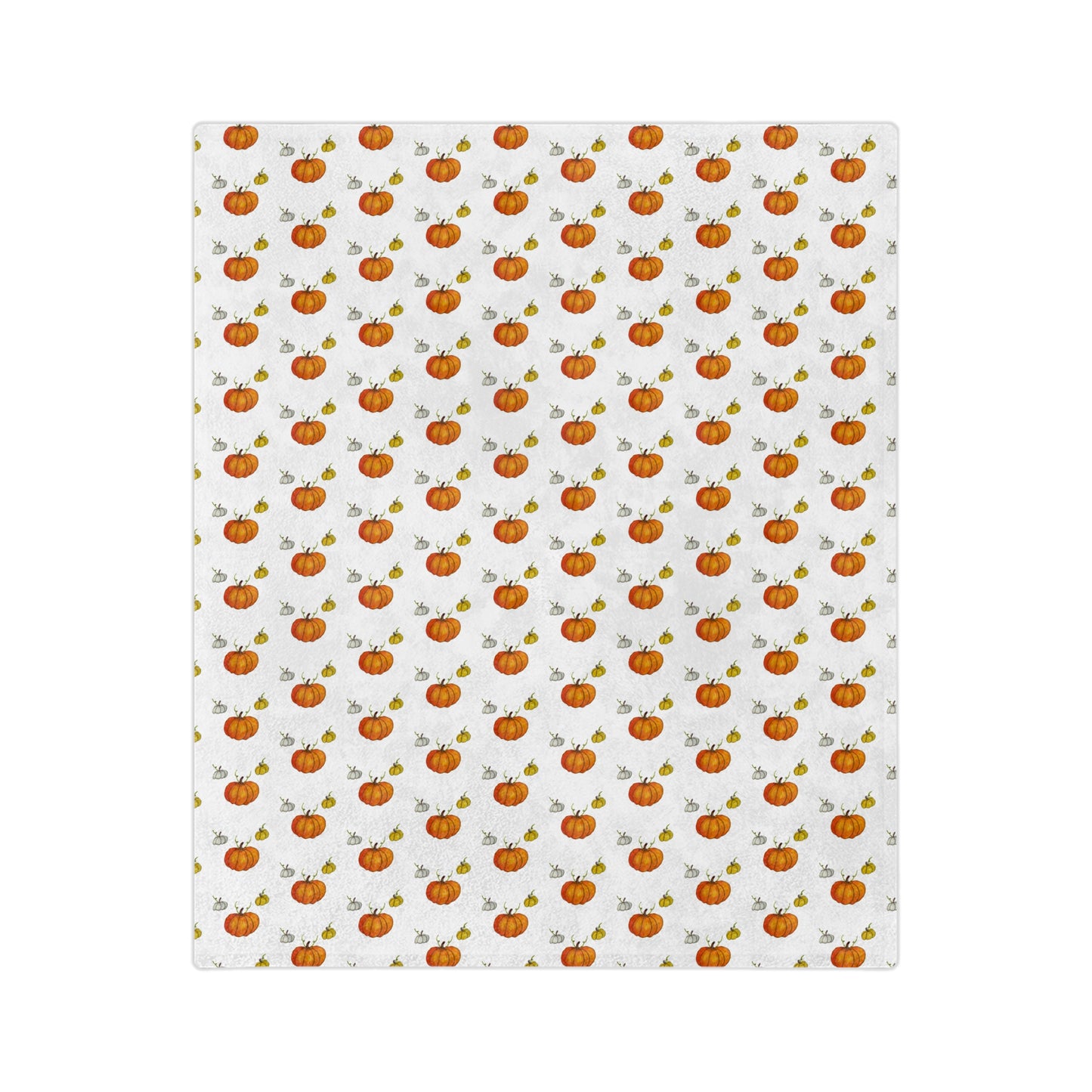 Velveteen Microfiber Blanket- pumpkins