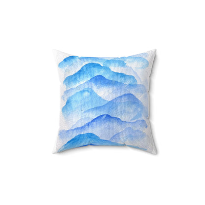 Spun Polyester Square Pillow - Coastal accent