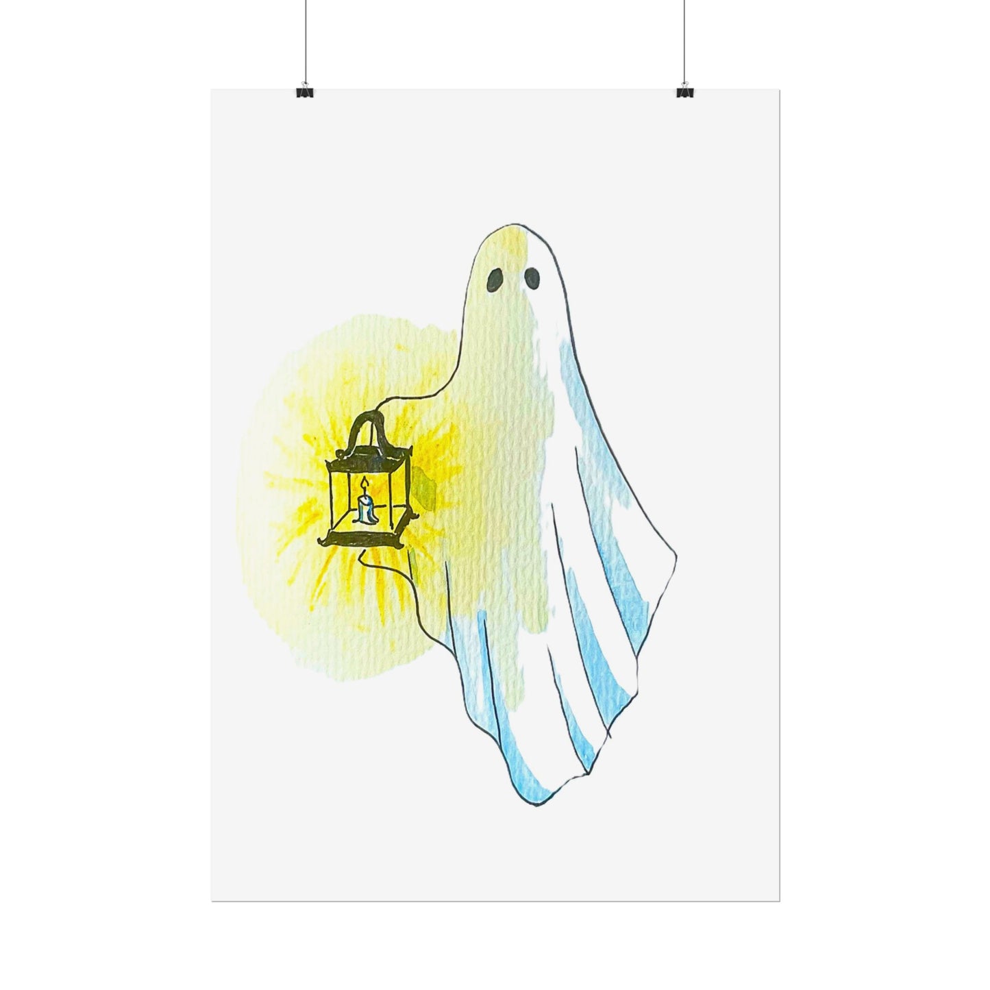 Rolled Posters - colored ghost