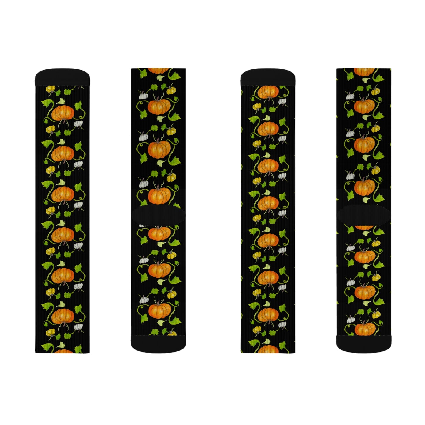 Sublimation Socks - Pumpkin black