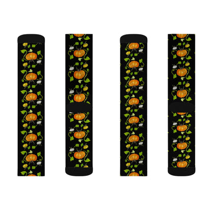 Sublimation Socks - Pumpkin black