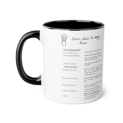 Accent Mugs, 11oz - Apple pie recipe