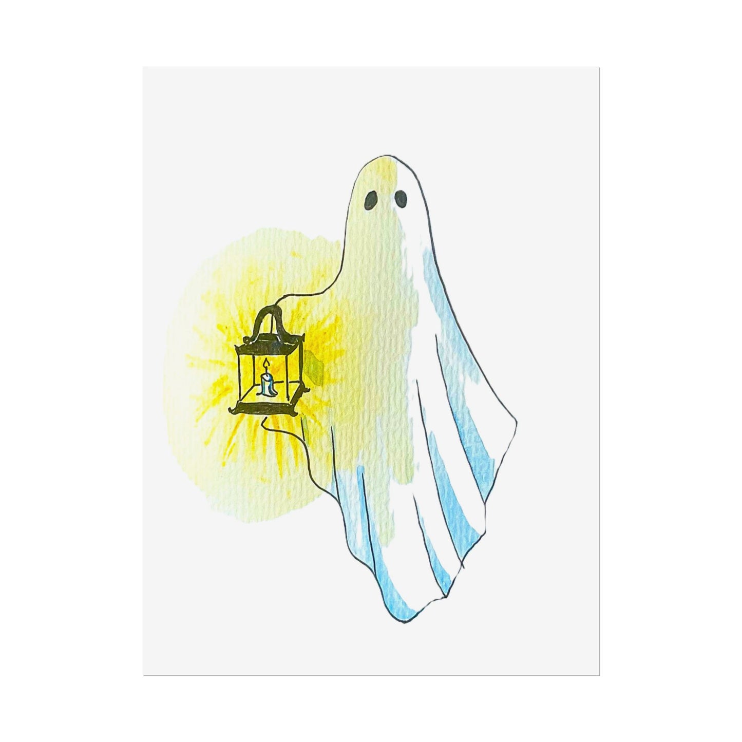 Rolled Posters - colored ghost