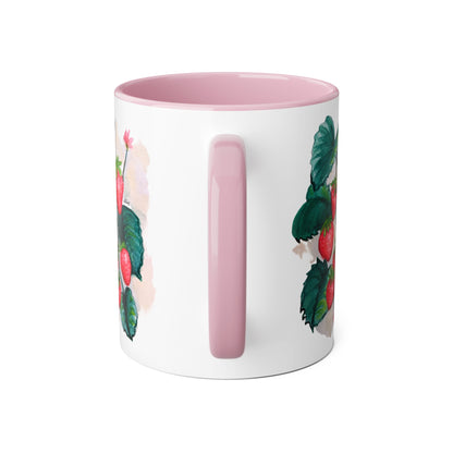 Accent Mugs, 11oz - Strawberries