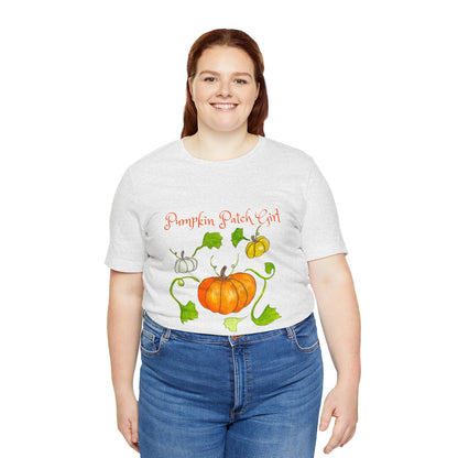 Unisex Jersey Short Sleeve Tee - Pumpkin patch Girl