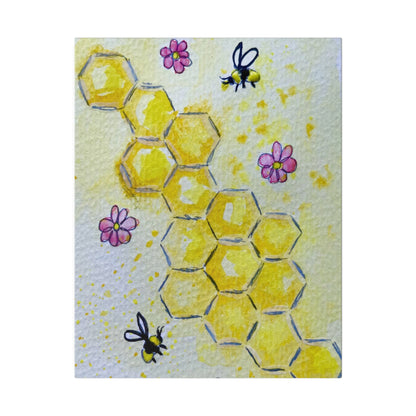 Matte Canvas, Stretched, 0.75" - Bee