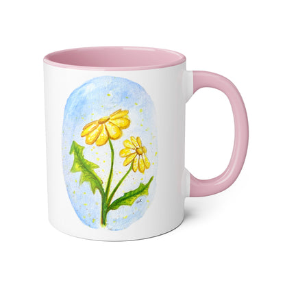 Accent Mugs, 11oz - Daisy