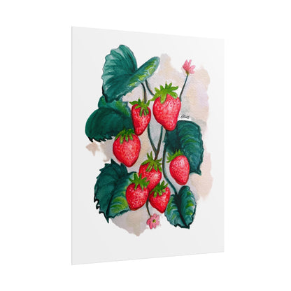 Rolled Posters - Strawberries