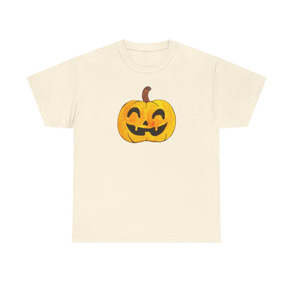 Unisex Heavy Cotton Tee - Pumpkin smile