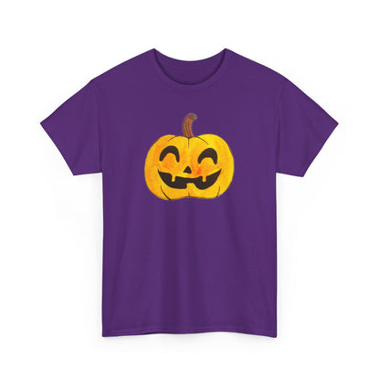 Unisex Heavy Cotton Tee - Pumpkin smile