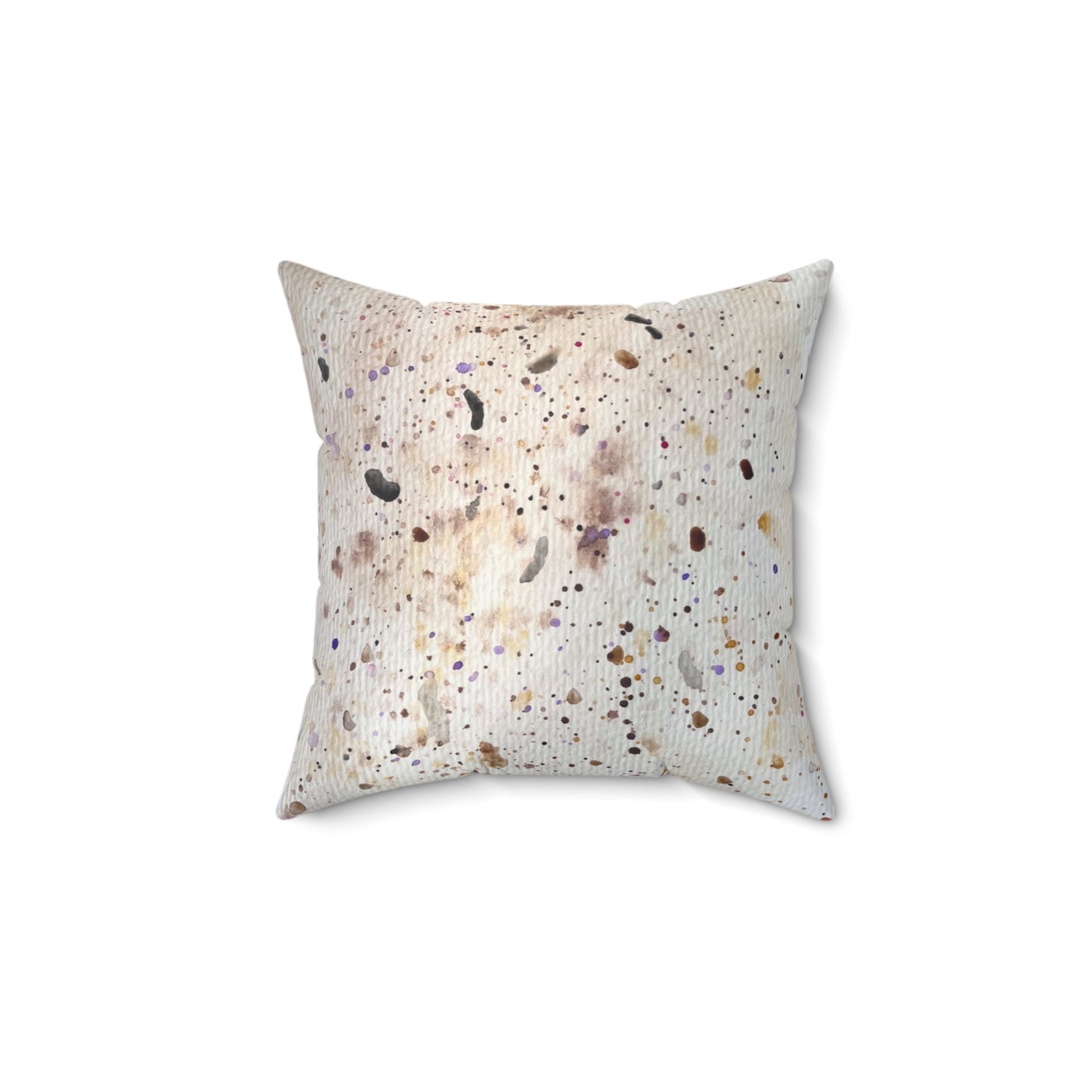 Spun Polyester Square Pillow - Sand