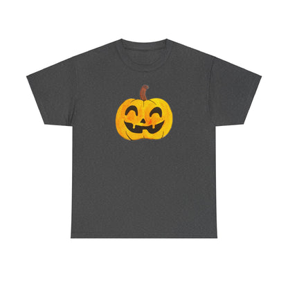 Unisex Heavy Cotton Tee - Pumpkin smile