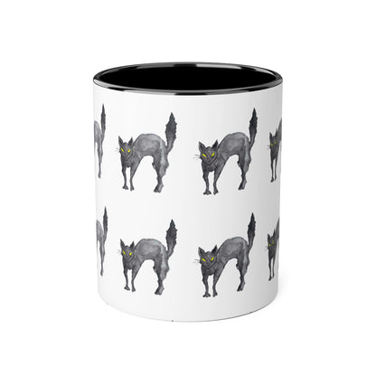 Accent Mugs, 11oz - Scared cat